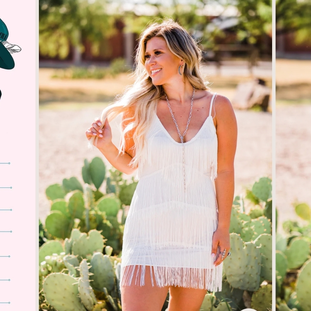 Showstopper Fringe Mini Dress XL